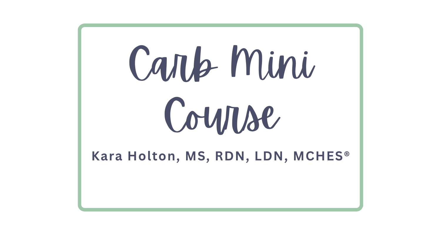 Understanding Carbs Without Confusion: New Carb Mini Course