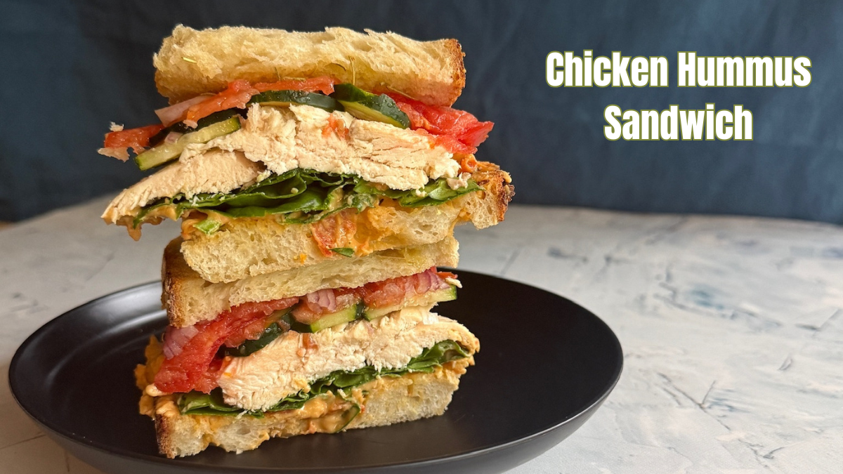 Chicken Hummus Sandwich
